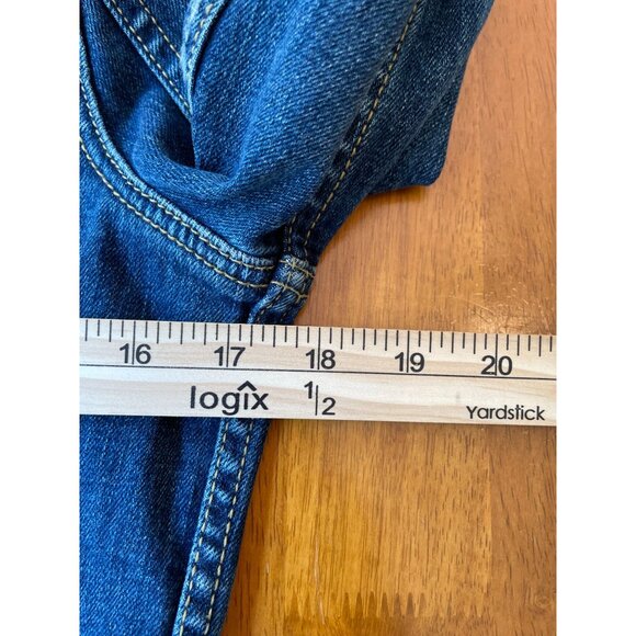 Vintage Abercrombie & Fitch Denim Jacket S Y2K Distressed Grunge - Picture 4 of 12